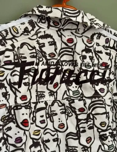 Jaqueta adidas + fiorucci 