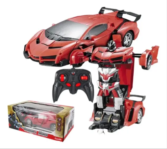 Carrinho lamborghini robô - luzes e som