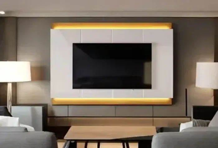 Painel Marrocos 2,07m com LED: Sofisticação e Destaque para TVs de até 75?