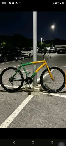 Bicicleta aro 26 com marcha
