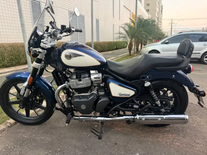 Super Meteor 650cc - linda cor Azul Celestial 
