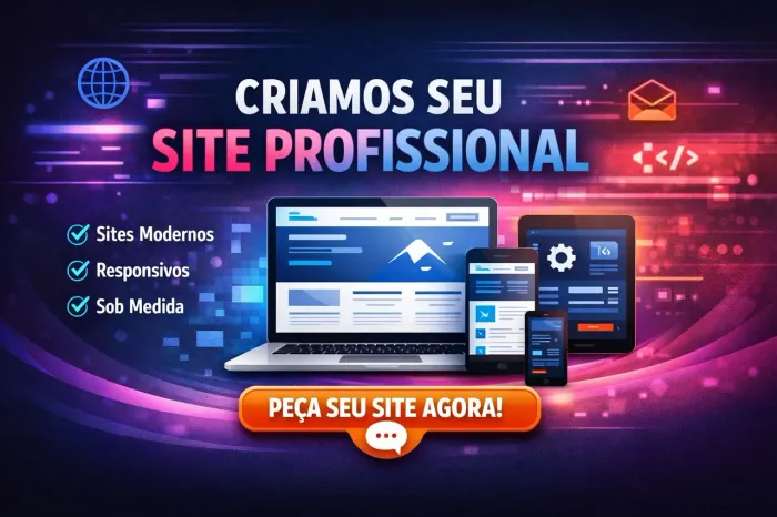 Sites profissionais no precinho 