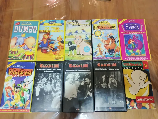Fitas Vhs para Vídeo Cassete