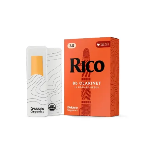 Palhetas Rico RCA1020 Clarinete Sib Força 2.0 Caixa 10