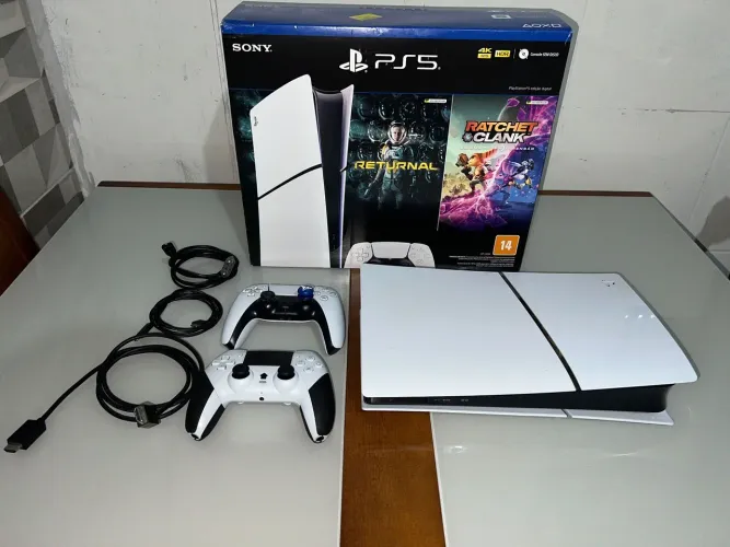 ? PS5 Slim Digital 1TB com Caixa ? Excelente Estado