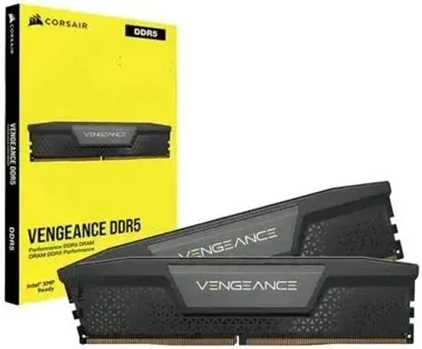 Memória DDR5 Corsair Vengeance, 32GB (2x16GB), 5200MHz, Preto