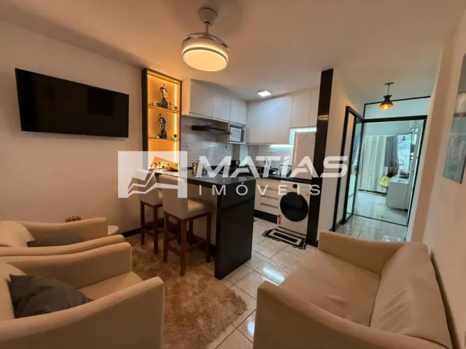 Apartamento à venda no Centro de Guarapari-ES: 1 quarto, 1 sala, 1 banheiro, 38m² de área.
