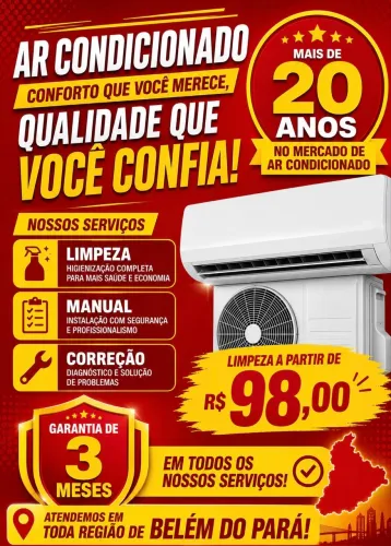 Limpeza e manutenção de ar-condicionado