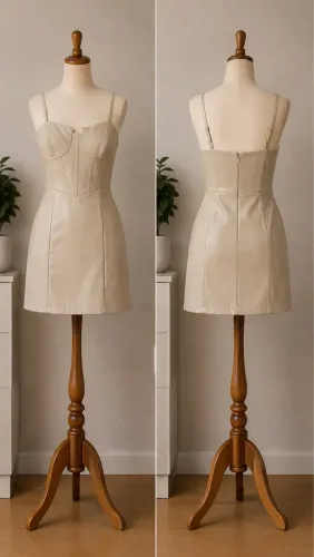 Vestido bege