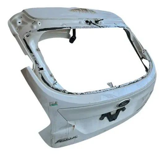 Tampa Traseira Porta Mala Focus 2016 Hatch ( Avariado ) Branco