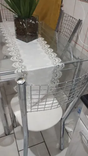 Mesa de vidro cozinha