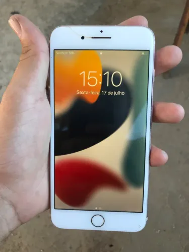 iPhone 7 Plus, bateria 100% 128 gb vai o carrega