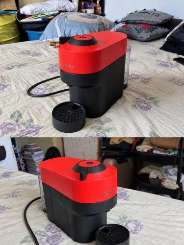 Cafeteira Nespresso Vertuo Pop vermelha