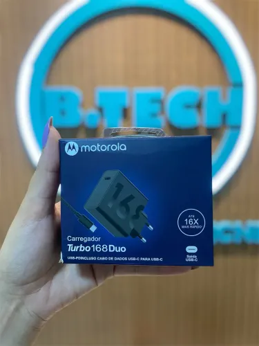 Carregador Motorola turbo 168 duo