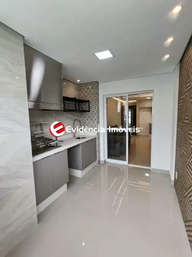 Apartamento à venda em Santo André (Vila Pires) | 2 dorms (1 suíte), varanda gourmet e 2 v