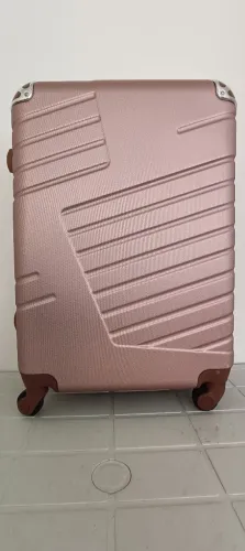 Mala de Viagem 30kg Grande Rosa