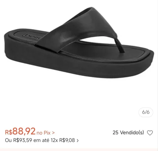 Sandália NOVA (BEIRA RIO) Tamanho 35