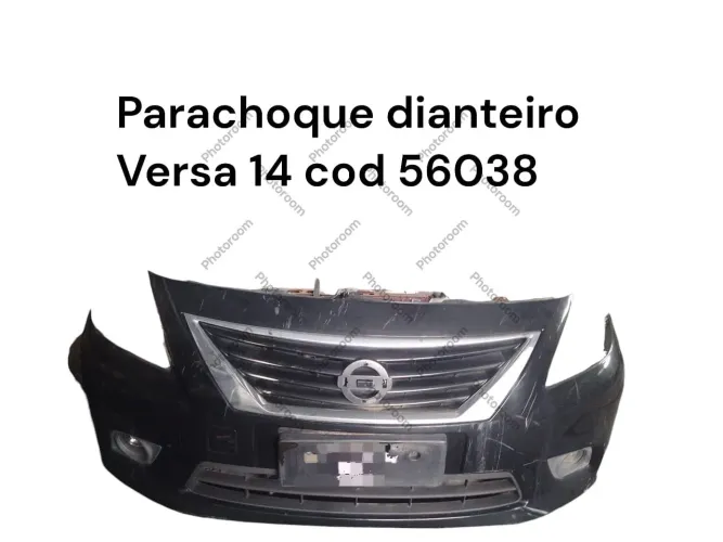 Parachoque dianteiro versa