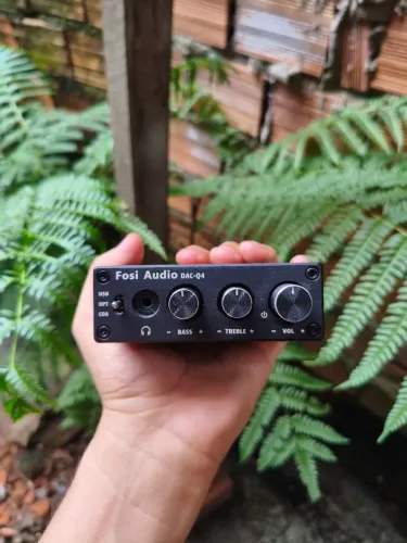 DAC de áudio Fosi Q4 Mini NOVA