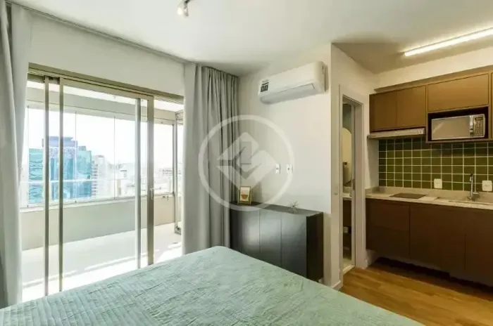 Studio no Edifício Villa Versace - Pronto para Morar - Studios para locação, 30m² em Moema