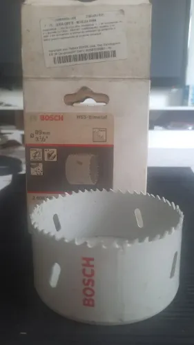 Serra copo bimetalica 89mm bosch nunca usada