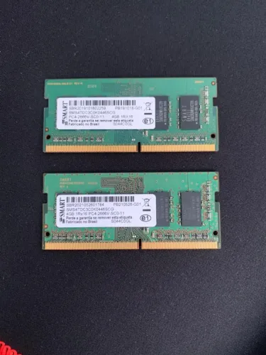 Memória RAM 8gb - 2x4gb ddr4 2666mhz Smart