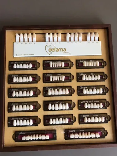 Quadro com Dentes Leonardo e Escala Defama