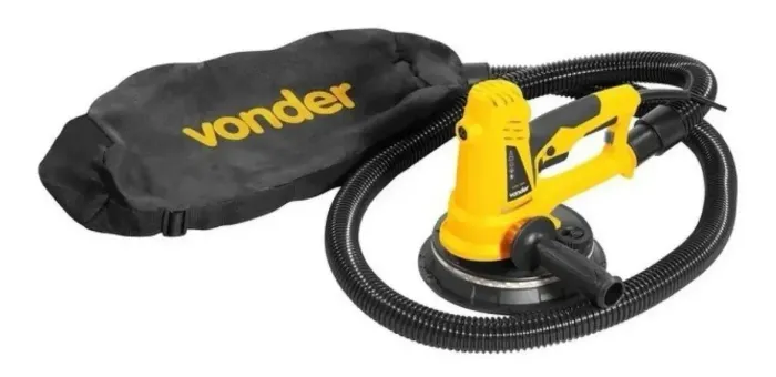 Lixadeira De Parede Profissional Vonder Com Led 750w Cor Amarelo Frequência 50 Hz/60 Hz