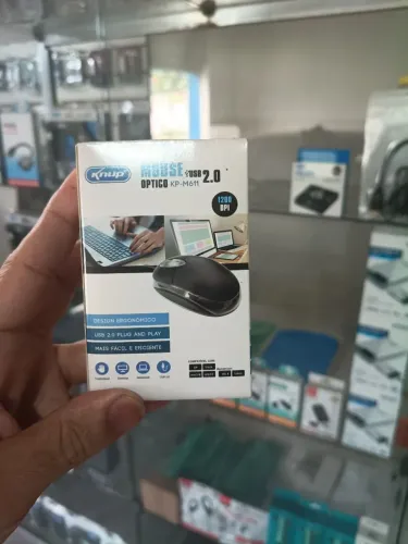 Mouse Usb Knup Básico Preto