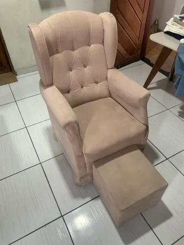 Poltrona de balanço com Puff