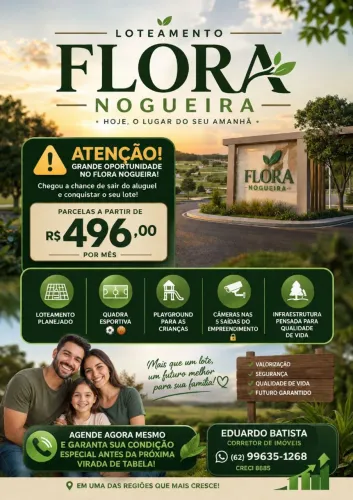 Residencial Flora nogueira Goianira GO