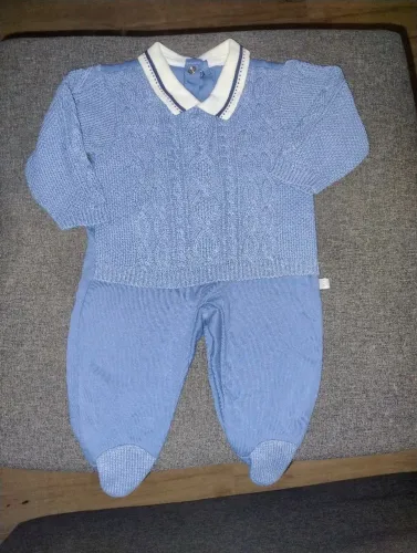 Macacão de tricot e algodão 