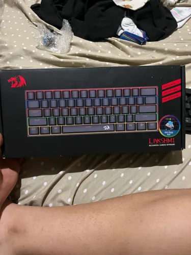 Teclado Mecânico Redragon Lakshmi, Rainbow, ABNT2
