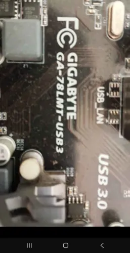 Placa Mãe Gigabyte Ga-78lmt-usb3 R2 Ddr3 Socket Lga Am3+ Am3 Preto