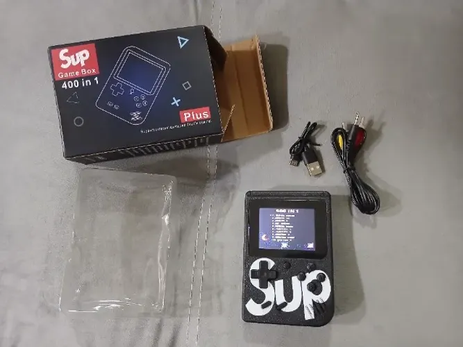 Portáteis Sup 4000 jogos vermelho e preto