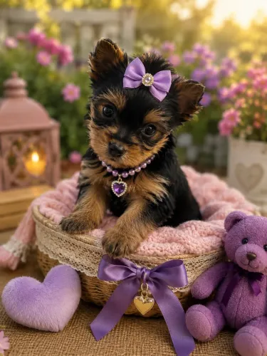Magnífica bebê de yorkshire micro fêmea para você!