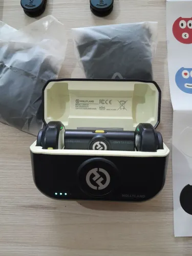 Microfone Hollyland Lark M2 sem fio USB-C (Em estado de novo)