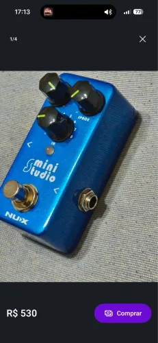 Pedal IR com impulse de violões taylor, takamine,