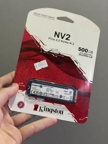 SSD Kingston Nv2 500GB, NVME PCIE 4.0, 3500MB/s