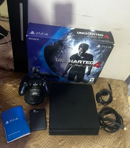 Playstation 4 Slim 1TB 60 Jogos Aceita Cartão