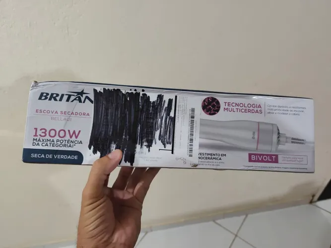 Escova secadora BELLA01 Britânia 1300w