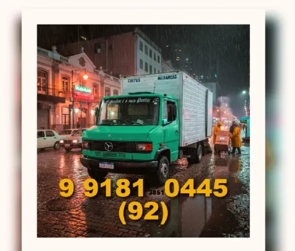 Frete Bau no Santo Agostinho, Alvorada, Cidade Nova, Adrianópolis e Ponta Negra (92) 9 918