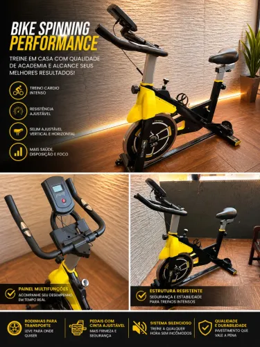 Bicicleta Ergometrica Spinning - Wct Fitness
