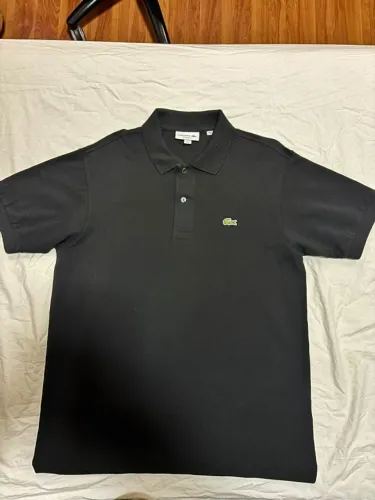 Camisa Polo Lacoste L12.12 Preta