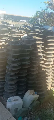 Carriteu plantio. Bobina de fios