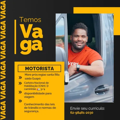 Motorista categoria D 