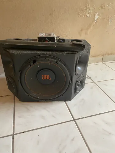Caixa Trio Automotiva JBL (Com Rasgo) + Módulo Taramps TL 1500 (390W RMS)