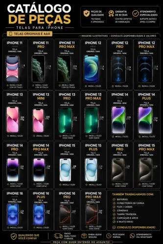 Telas originais Apple todos modelos