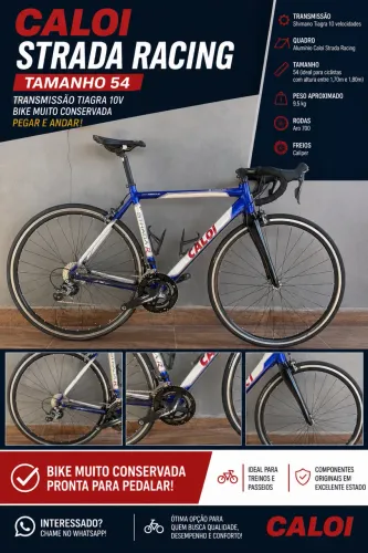 Caloi strada racing - speed