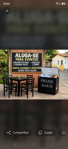 Aluga-se para eventos 
